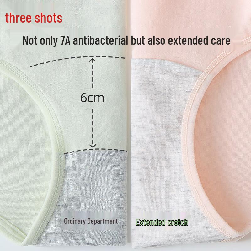 Threegun Women's 100% Cotton Antibacterial Briefs