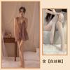 Sex Clothes Sexy Mesh Perspective Temptation Pajamas Suspenders Lace Open Nightgown Thin Free-to-take Set