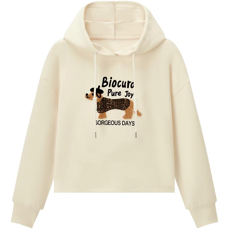 Aijutu Women s Loose Hooded Sweatshirt S
