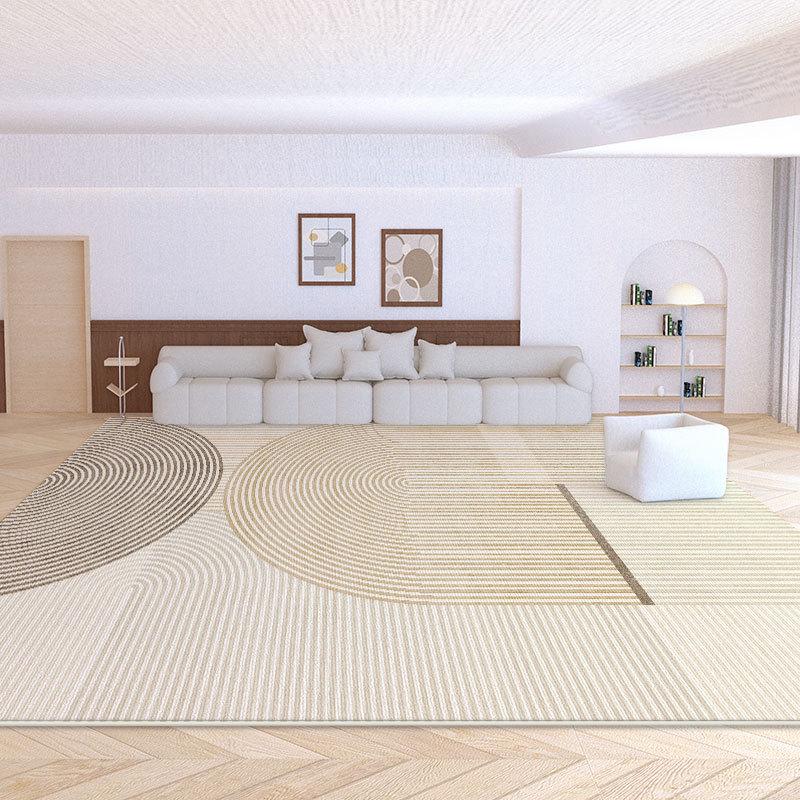 Large Dirt-Resistant French Carpet for Living Room or Bedroom - Easy-Care, Waterproof Velvet for Coffee Table & Sofa