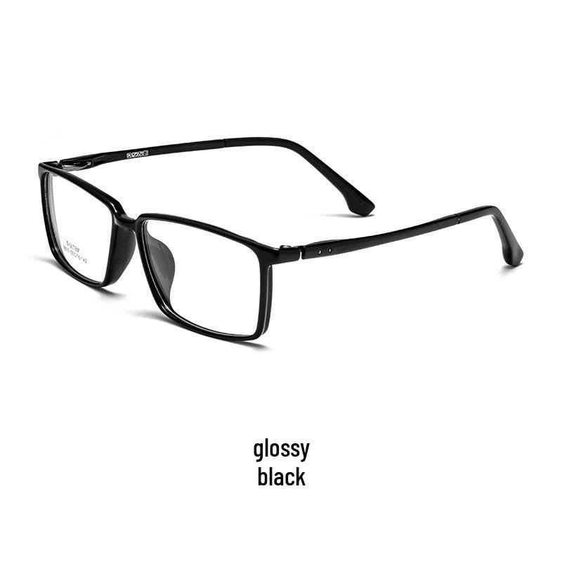 Herren Vollrand Myopie Brillengestell - Kunststoff & Stahl, Modell 9810