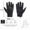 Motorcycle Gloves For Men, Breathable Mesh Cycling Gloves With Hard Shell & Palm Padding,