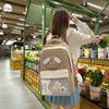 Cute Girl Backpack Female Star Backpack Junior High School Student Schoolbag High Value