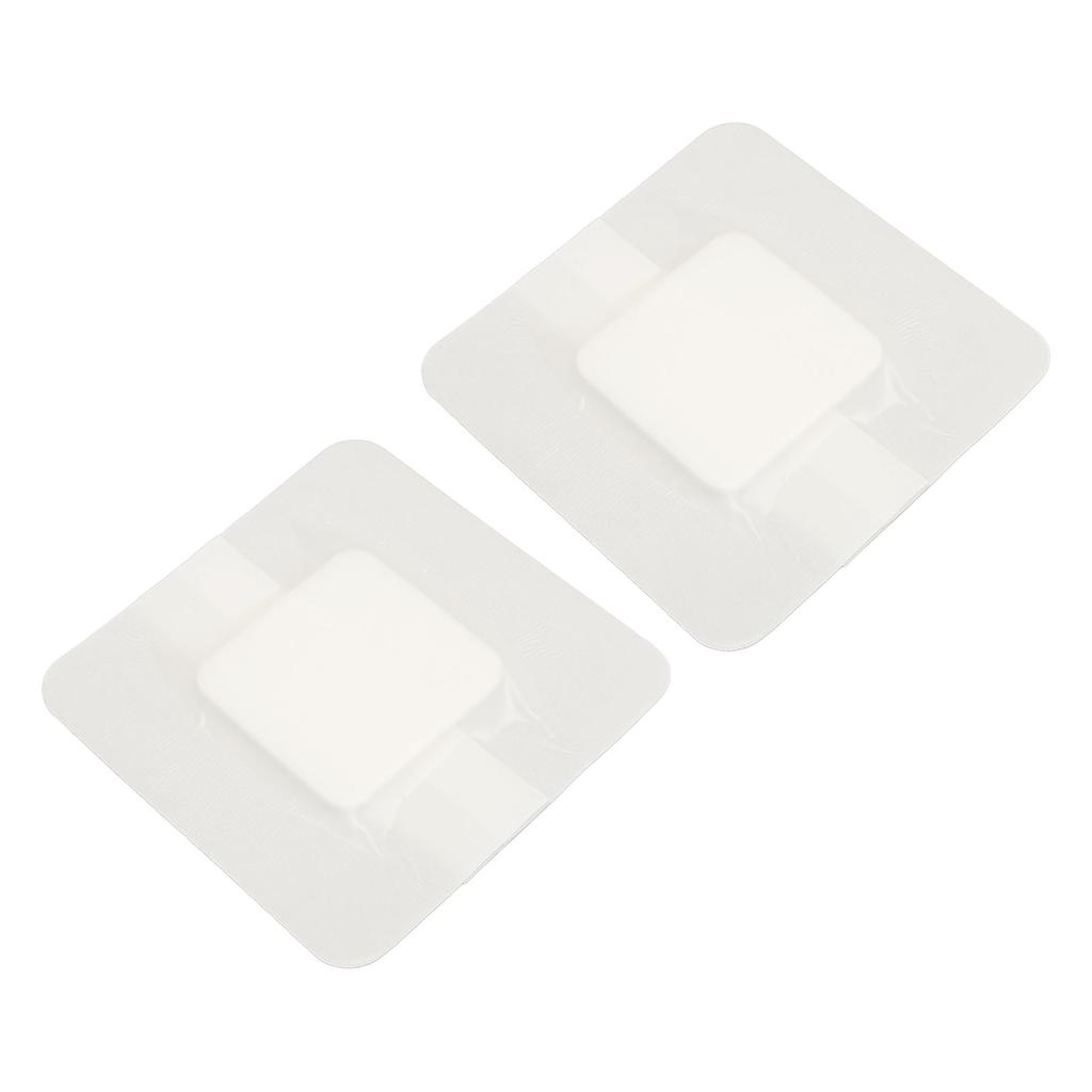 2 Stück 10x10cm Schaumstoff-Wundauflage mit Kleberand Wundverband Verband Randierte Klebende Schaumstoff-Wundauflage für die Wundpflege