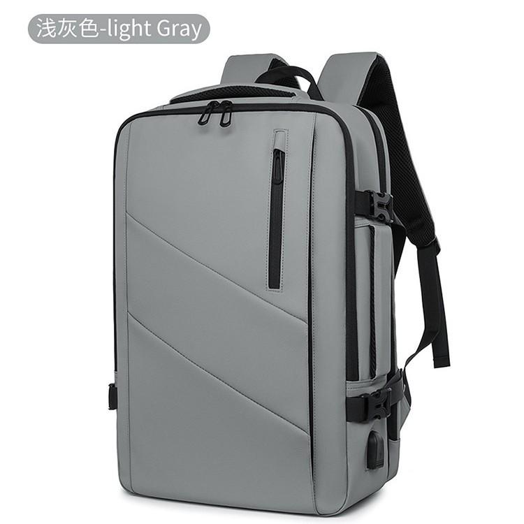 Schoolbag Large Capacity Backpack Men's Multifunctional Business Computer Backpack Leisure Travel Expandable Backpack