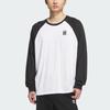 Adidas Originals SS25 Wabash Brand Logo Loose Fit Sports Raglan Long Sleeve T-Shirt Men Tops KD1854