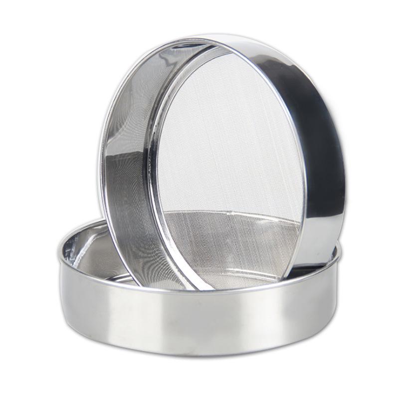 Stainless Steel Handheld Flour Sifter with 40 Mesh Fine Sieve