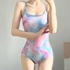 New Korean INS Style Glittering Belly Temperament One-piece Swimsuit Women's Beach Resort Hot Spring Professional Swimsuit