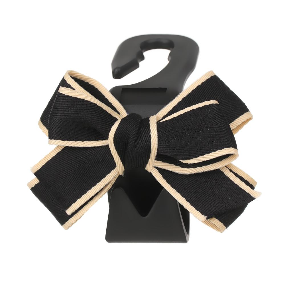 Cute Safety Seat Hooks Vehicle Head Holder Organizer Grocery Hanger Bag Car Interior Accessories Bow Hook Storage