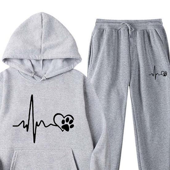 Ensemble 2 Pièces Femme Onsoyours - Pull Col Rond Et Pantalon Large En Maille, Confortable Pour Le Sport Et La Maison