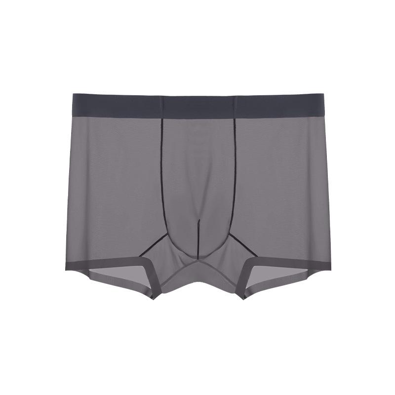 Banana Men's Ice Silk Seamless Breathable Sports Underwear - Lightweight Summer Design