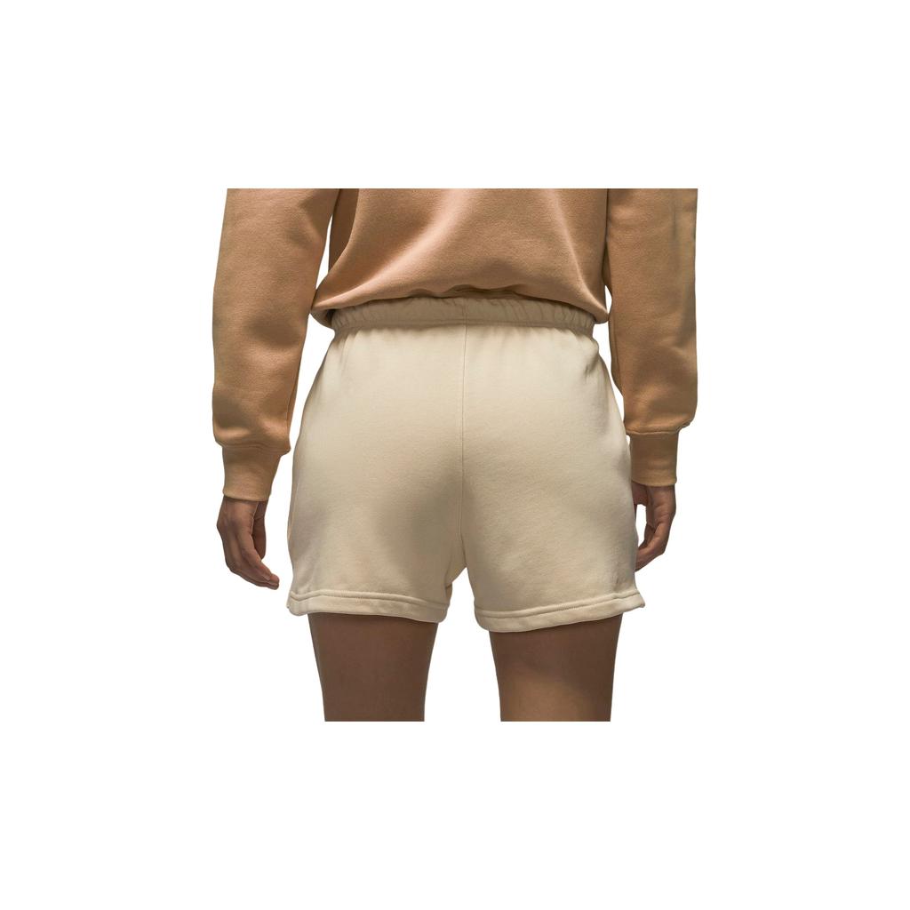 Jordan Brooklyn Comfortable Skin-Friendly Soft Three-Quarter Casual Shorts Women shorts Legendary-Light-Brown White HJ1366203