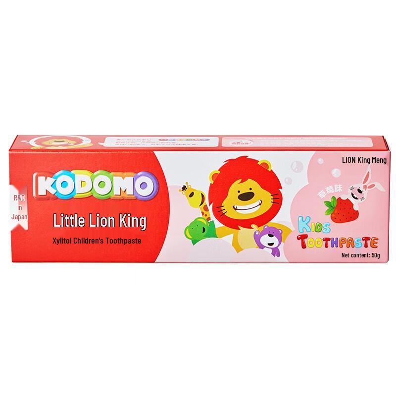 Lion Kids Strawberry Fluoride Toothpaste