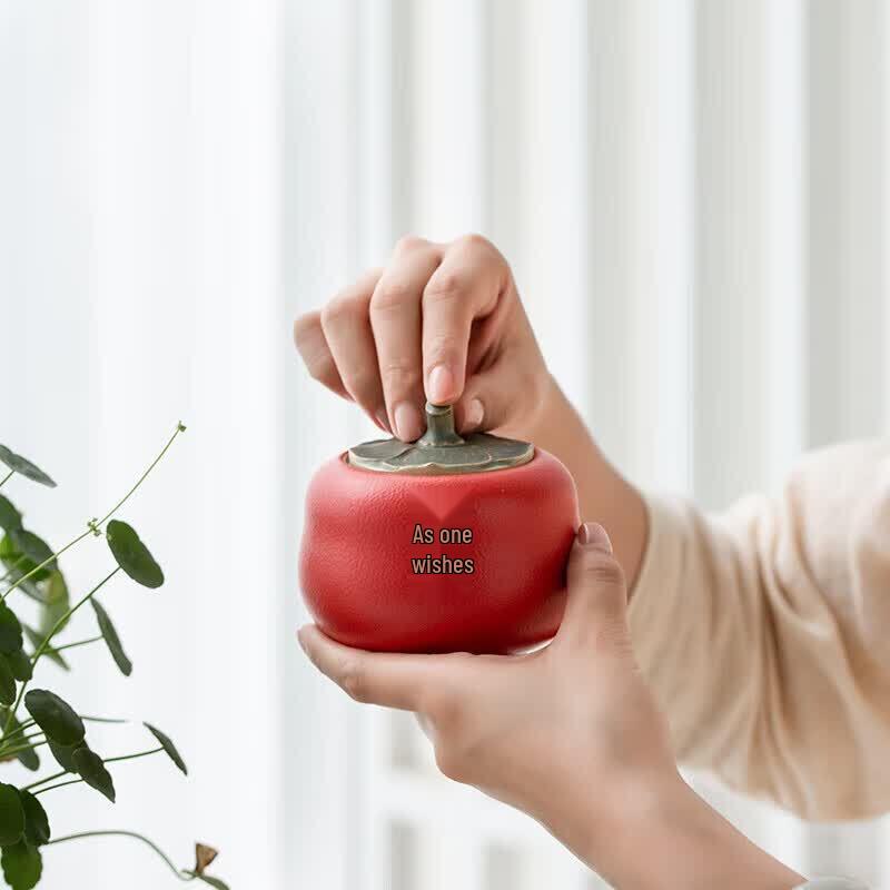 Edenus Auspicious Ceramic Tea Caddy