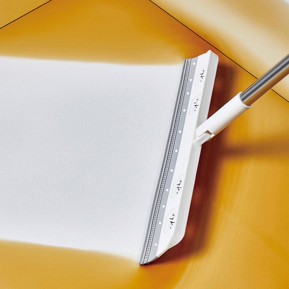 Rotatable Gap Dust Removal Sweeping Household Rubber Silicone Broom Mop Wiper Dust Squeegee