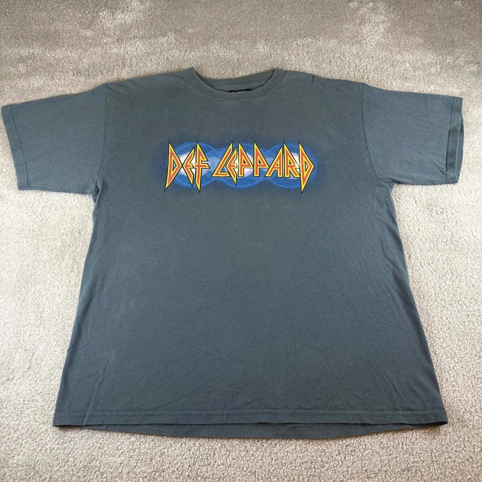 

Vintage Def Leppard Euphoria 1999 Tour Concert Rock Band T-shirt Giant Men Large L