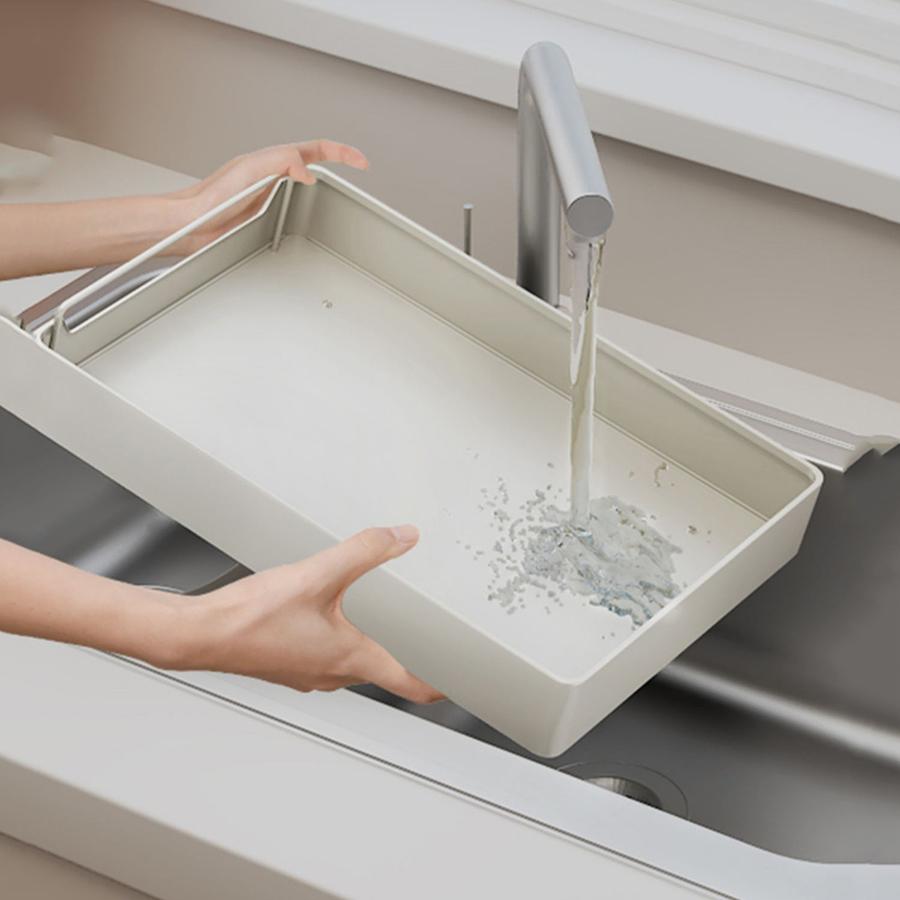 New Kitchen Storage Rack with Slide Rails Pull-out Kitchen Drawer Type Storage Tray Spice Box Storage Shelf Cabinets Organizer