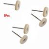 5/10/20 Pcs Metal Grinding Polishing Polishing Wheel Brush Kit, 25mm Rotary Brush and 25mm Round Felt for Rotating Tools