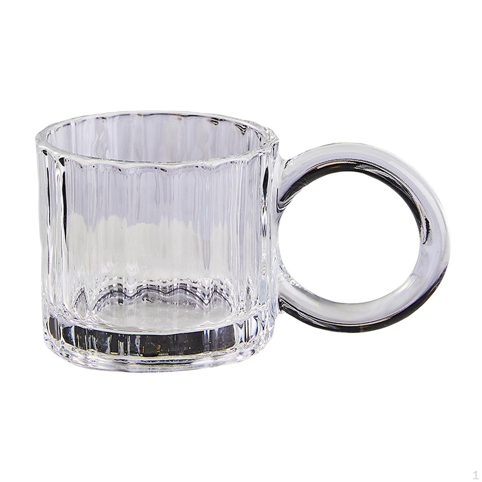 Elegant Glass Mug Set for Morning Style A