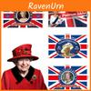 Rainha 70º Aniversário Elizabeth II Bandeira Union Jack Tapeçaria Qualidade Premium Material Poliéster 90*150cm
