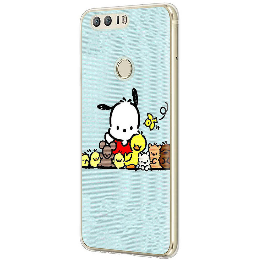 KT73 Pochacco Hülle für Samsung A04 A14 A23 A34 A54 M23 M33 M52 M53 Realme 10 9 C30S C35 C55 VIVO Y02S Y21 Y33S Y51 X80 Pro Klare Hülle