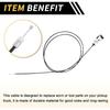 1 Pcs Hood Latch Release Cable for Toyota Tacoma 1996-2004 Front Hood Release Cable Hood Lock Control Cable No.5363004020 Black