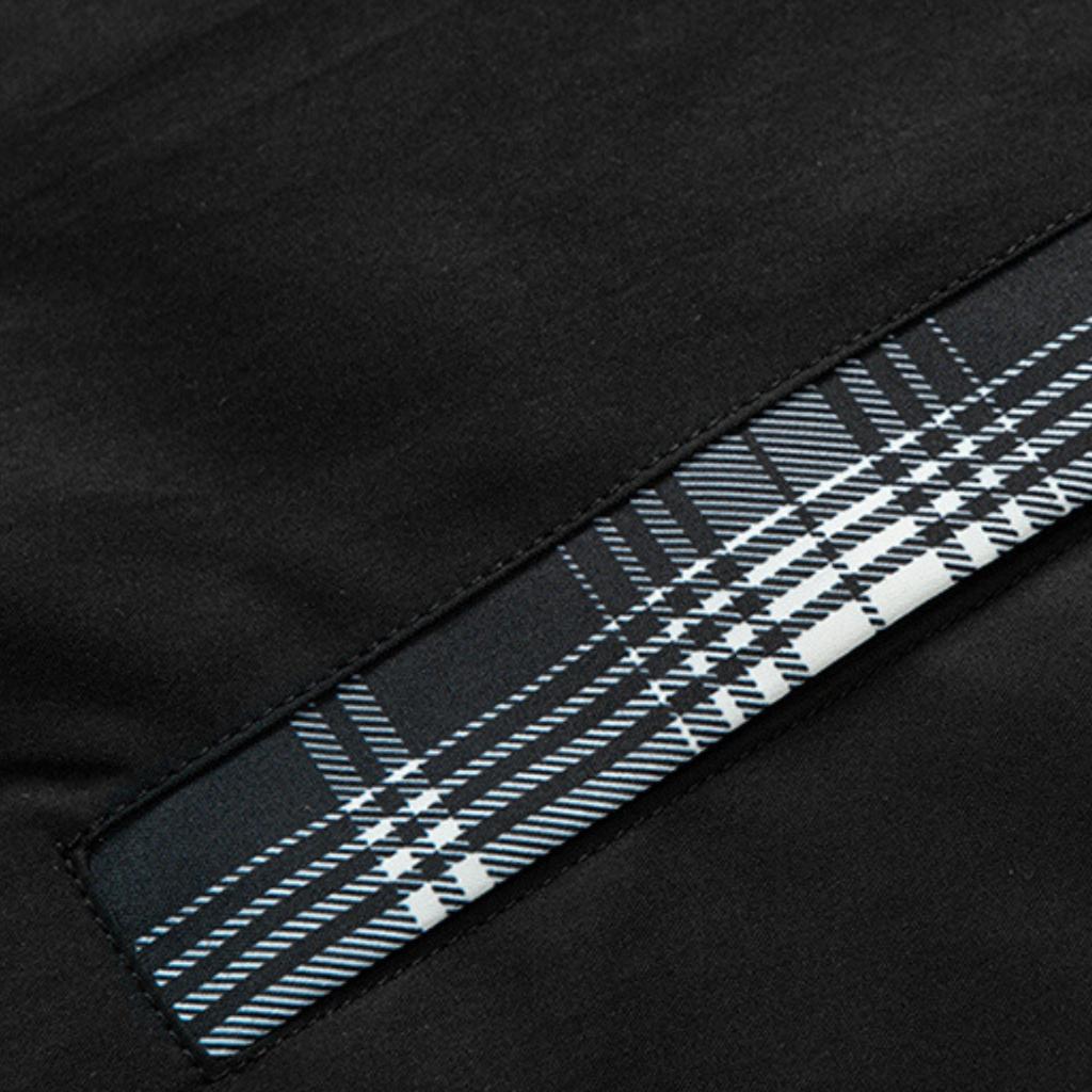 Men's Casual Color-blocked Two-sided Jacket, Men's Loose Patchwork Checkered Jacket