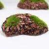 6pcs Artificial Green Moss Plants Simulated Moss Stone Creative Home Garden Lawn Floor Ornament Landscape Bonsai Decoration