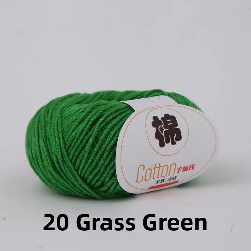 4-Ply Hand Knitted Cotton Yarn for Baby Milk Cotton DIY Wool Ball Children Sweater Fabric Cotton Tead Baby Knitting Yarn