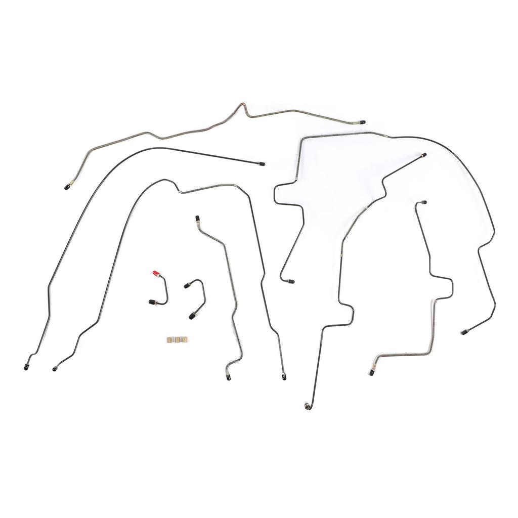 Stainless Steel Brake Line Set SJPB9701 Preformed Hydraulic Complete Power Brake Line for Wrangler Tj 1997 To 2006