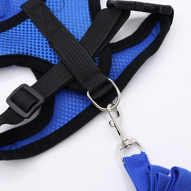 Outdoor Vest-Style Dog Walking Harness and Leash Set