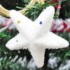 Hang Up Christmas Tree Pendant Decor  Party Foam White Star Pentagram Hanging Ornament 6pcs/12pcs