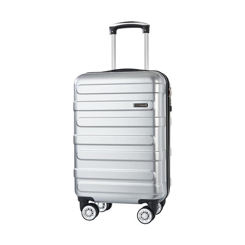 Oceania Kangaroo DS-R010 20-inch Striped Spinner Luggage