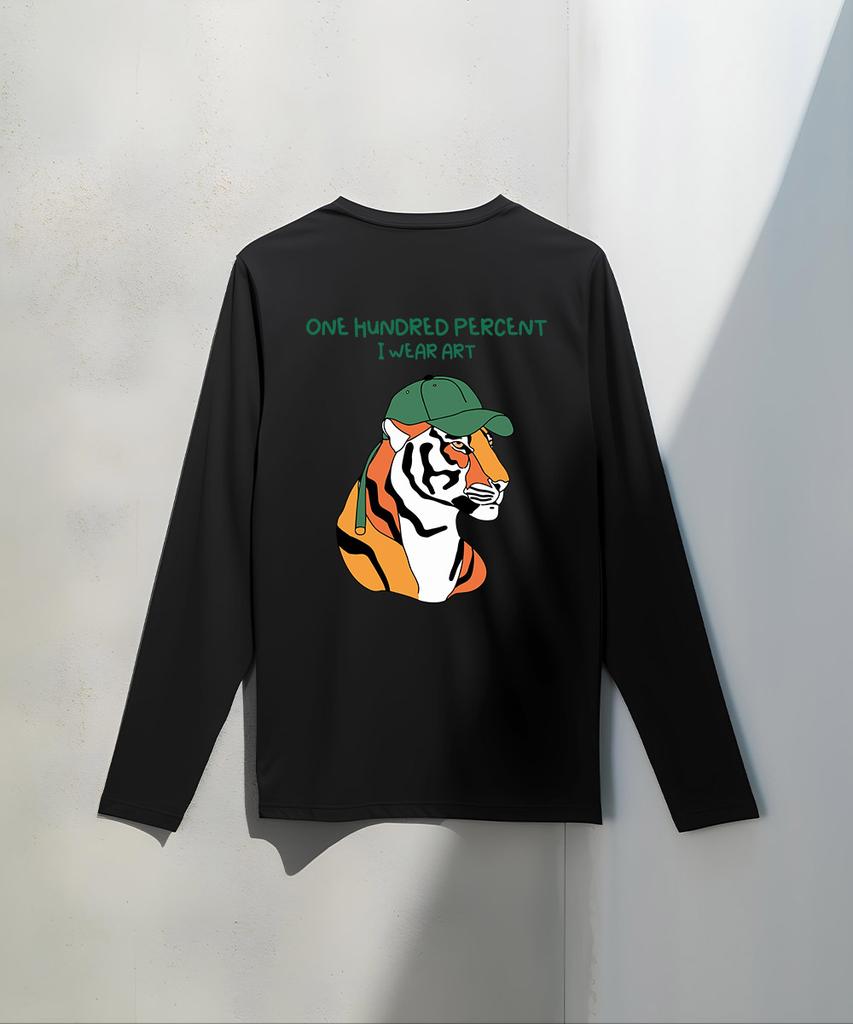 OHP Ohpxharmonia Bgreen Cap Tiger No.2 Basic Long Sleeve T-Shirt