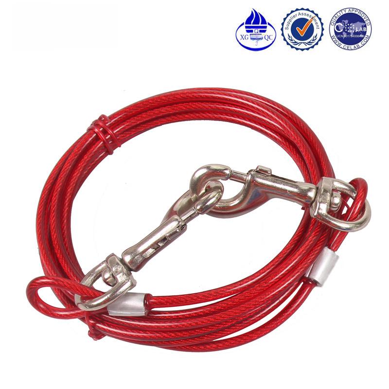 Steel Cable Dog Leash - Outdoor Pet Supplies