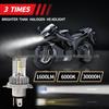 H4 BA20D LED Motorcycle Headlight 11-60V, 2000LM, 6500K, 1860 Chip.