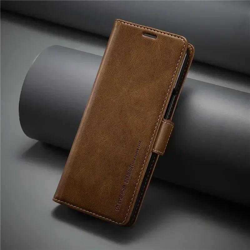 Luxury Magnetic Wallet PU Leather Case For Samsung Galaxy Z Fold 3 4 5 6 7 Card Solt Holder Pocket Cover For Galaxy Z Fold7 6 5