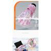 New Children Ski Gloves Girls Warm-Keeping Cartoon Pink Gloves Boys Cotton Waterproof Touchscreen Sports Gloves 9-15Y