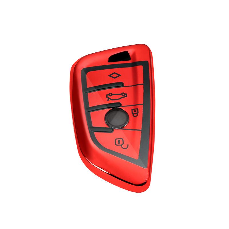 2019 BMW 5er Schlüsselanhängerhülle für i530, 7er, X1, X3, X5, X6, 118i - Schutzhülle mit Schlüsselbart und Schnalle