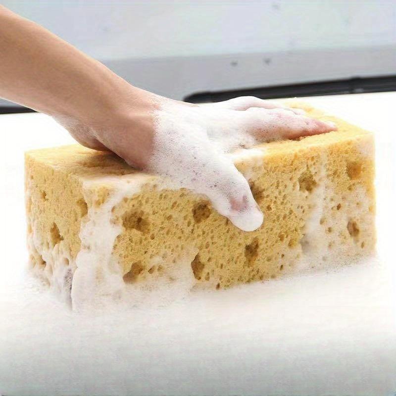Large Absorbent Car Wash Sponge Super Soft Cleaning Tool with Honeycomb Coral Design For Washing and Detailing Vehicles
