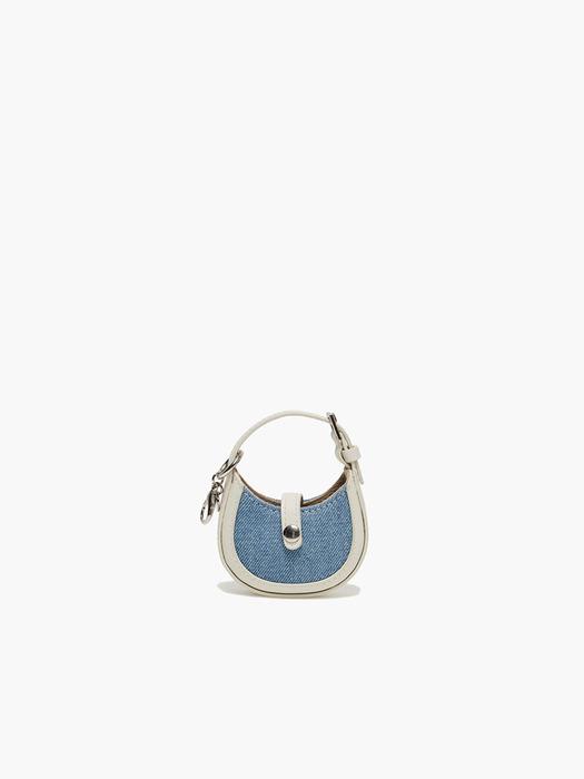 

ELEGANCE PARIS Oz Mini Keychain OSSH903U_DENIM OSSH903U_Denim White