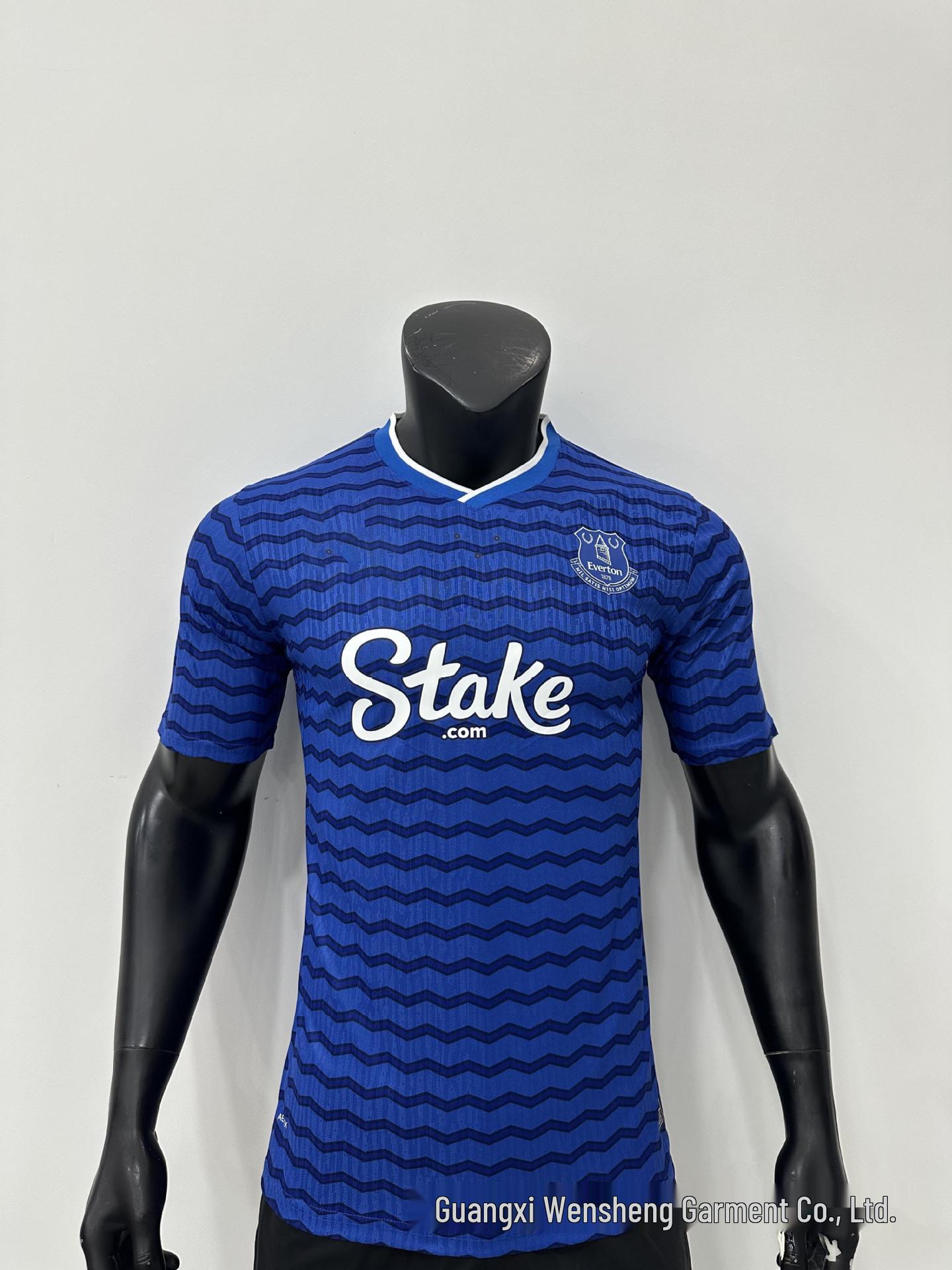 Premier League Aston Villa/Everton Player Version A-Grade Football Jersey with Number Printing Option XXL