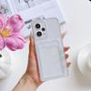 Pouzdro taška s přihrádkou na karty pro Xiaomi Redmi Note 8 9 9S 10 10s 11 11s 12 12s 12 13 14 Pro 5G Redmi 9A 9C 10A 10C Průhledné zadní kryt peněženka