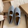 Fashion Shoes for Woman Flats Round Toe Casual Female  Candy Color Retro Mary Jane Shoes New Autumn Solid Flat Bottom Shallow Mouth Flat