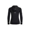 Under Armour Pattern Print Half-Zip Pullover Hoodie Women hoodies Black 1373206-001