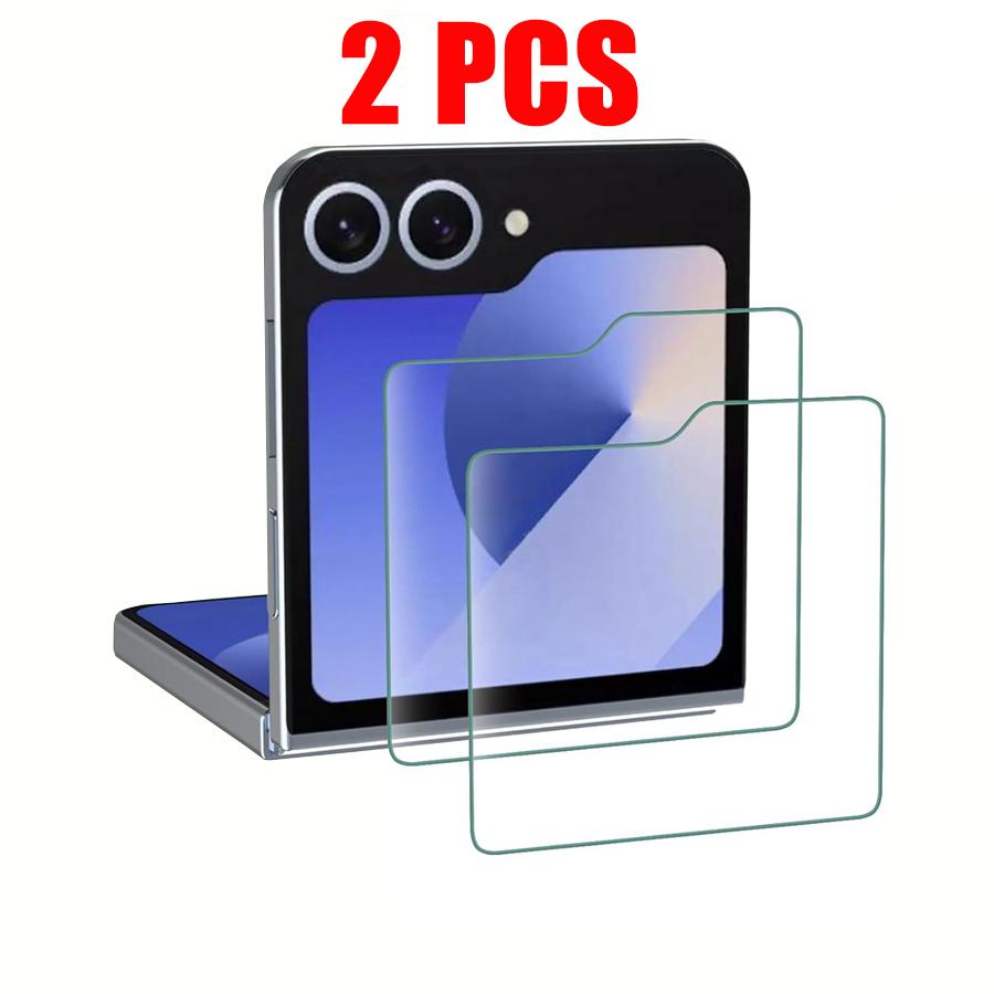 2Pack Tempered Glass Outer Screen Protector For Samsung Galaxy Z Flip 7 Flip 6 5 Film [2 Pack] Screen Protectors for Galaxy Z Flip7 5G Flip6 [2 Pcs]