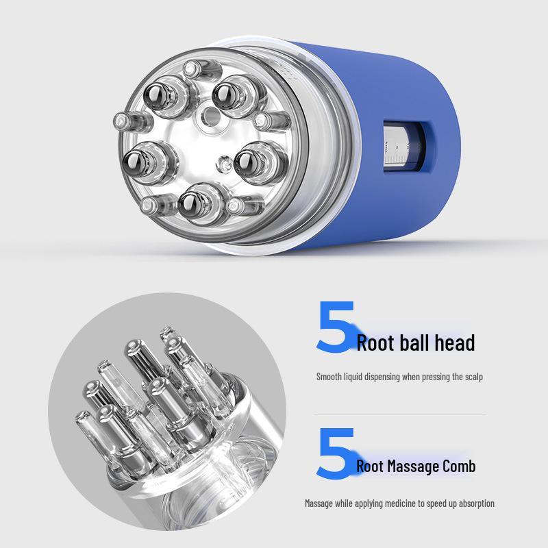 Hair Growth Scalp Roller & Comb Applicator for Minoxidil and Essential Oils