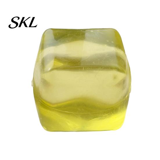 Lemon Stress Relief Toy Transparent Squeeze Toy, Jellyfish Ice Cream Reduction Soft Clear Cube Sensory for Kids Adults
