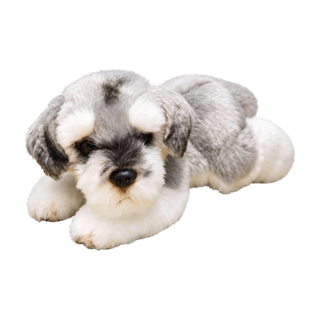 Schnauzer Dog Soft Toy Cuddly Huggable Decorative Figurine for Children,