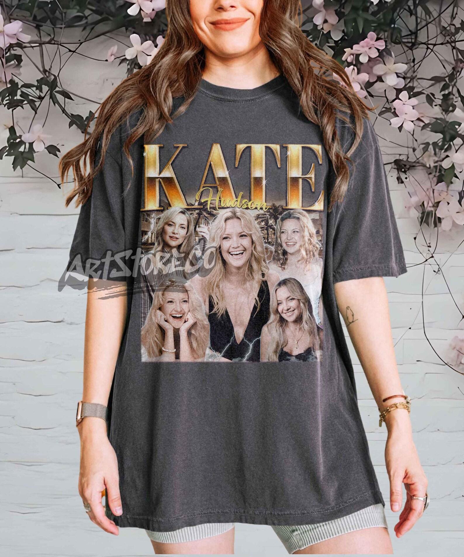 Kate Hudson Retro Collage Graphic Tee, Vintage Inspired Apparel 3XL